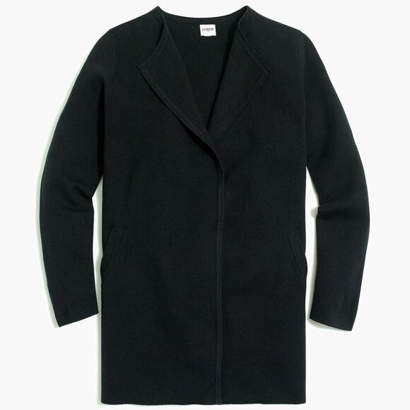 J. Crew Vanessa Sweater Jacket in Black Size Small - Picture 2 of 14
